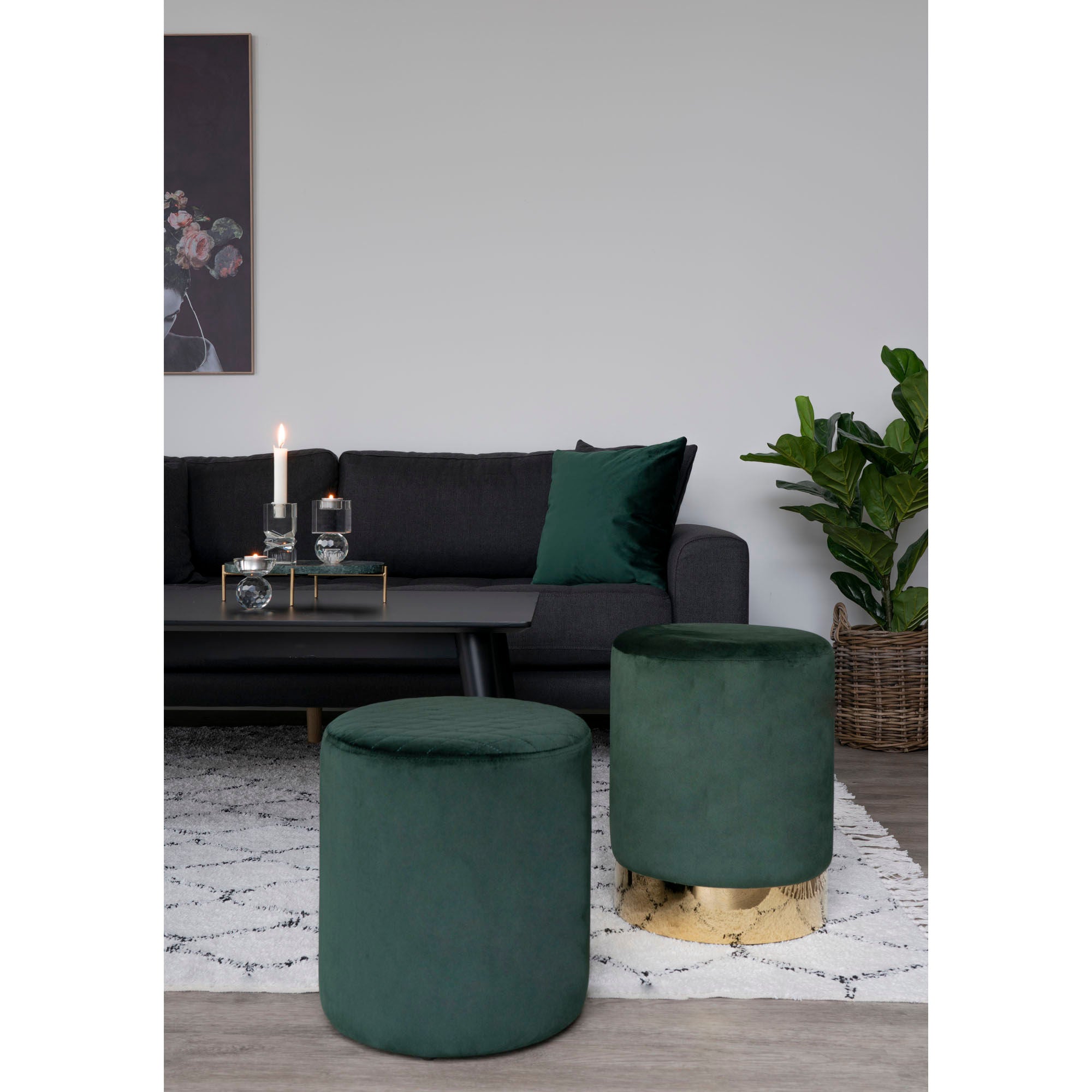 Maison nordique ejby pouf