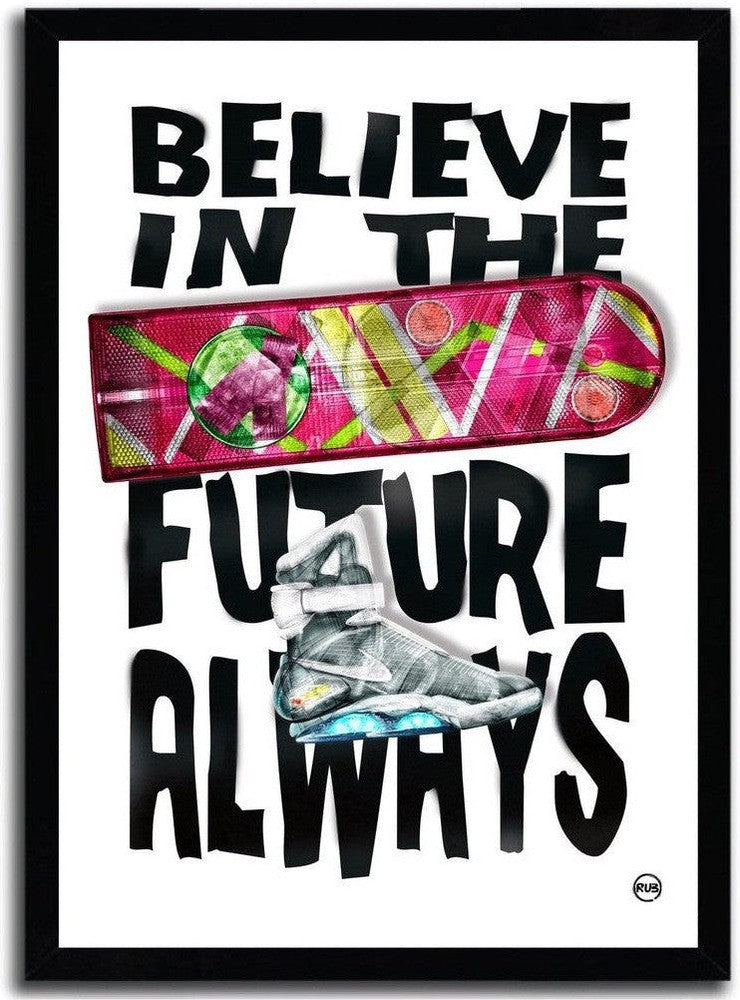 [product_category]-Affiche ARTPRINT BTTF par Rubiant-Magenta Raspberry-1