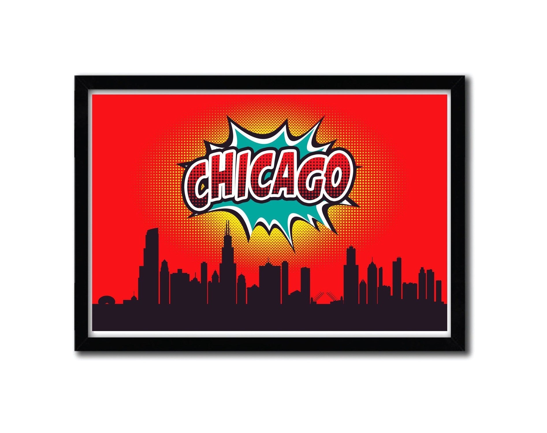 Affiche Chicago Par Octavian Mielu