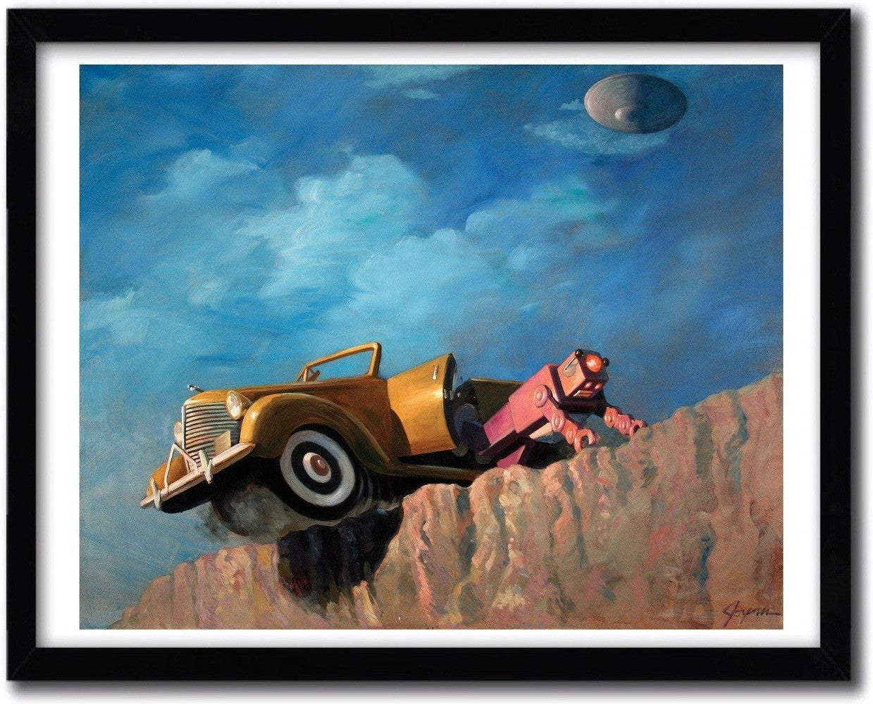 [product_category]-Affiche CLOSE CALL par ERIC JOYNER-Magenta Raspberry-1