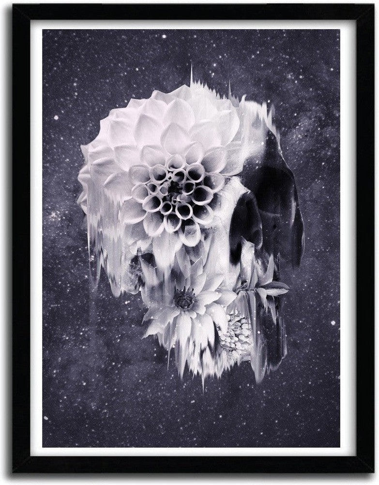 [product_category]-Affiche decay skull par ALI GULEC-Magenta Raspberry-1