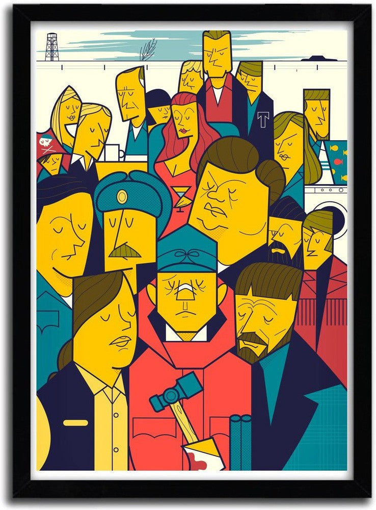 [product_category]-Affiche fargo par Ale Giorgini-Magenta Raspberry-1