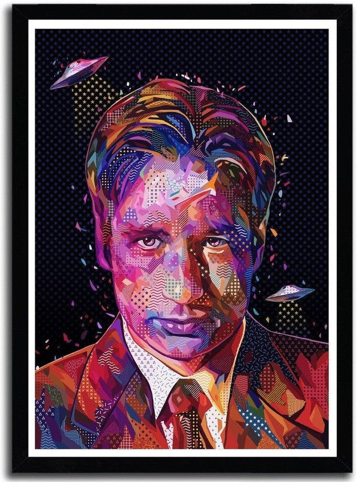 [product_category]-Affiche fox mulder par Alessandro Pautasso-Magenta Raspberry-1