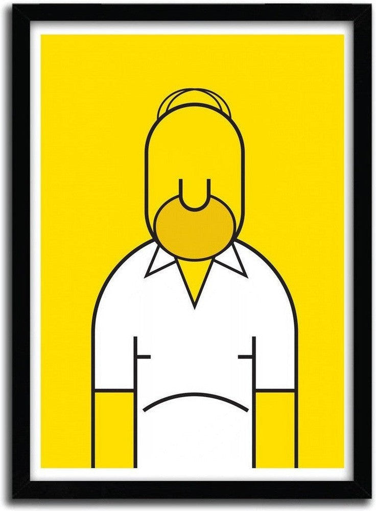 [product_category]-Affiche HOMER par Ale Giorgini-Magenta Raspberry-1