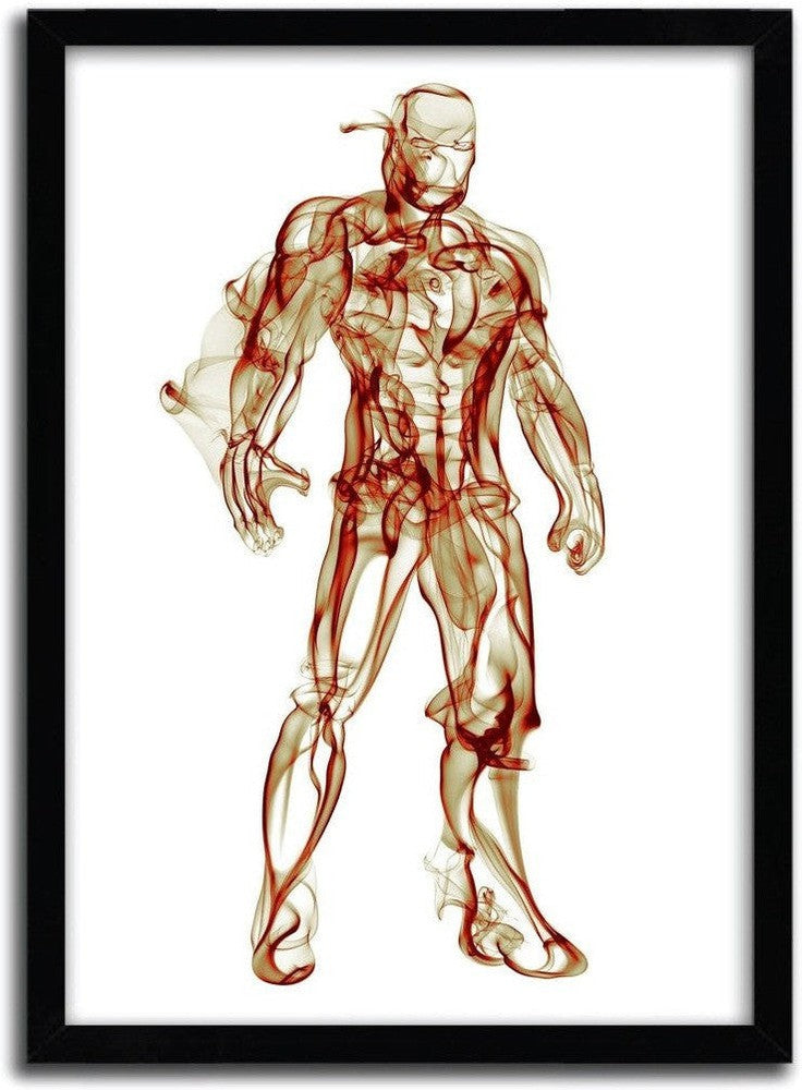 [product_category]-Affiche IRON MAN par OCTAVIAN MIELU-Magenta Raspberry-1