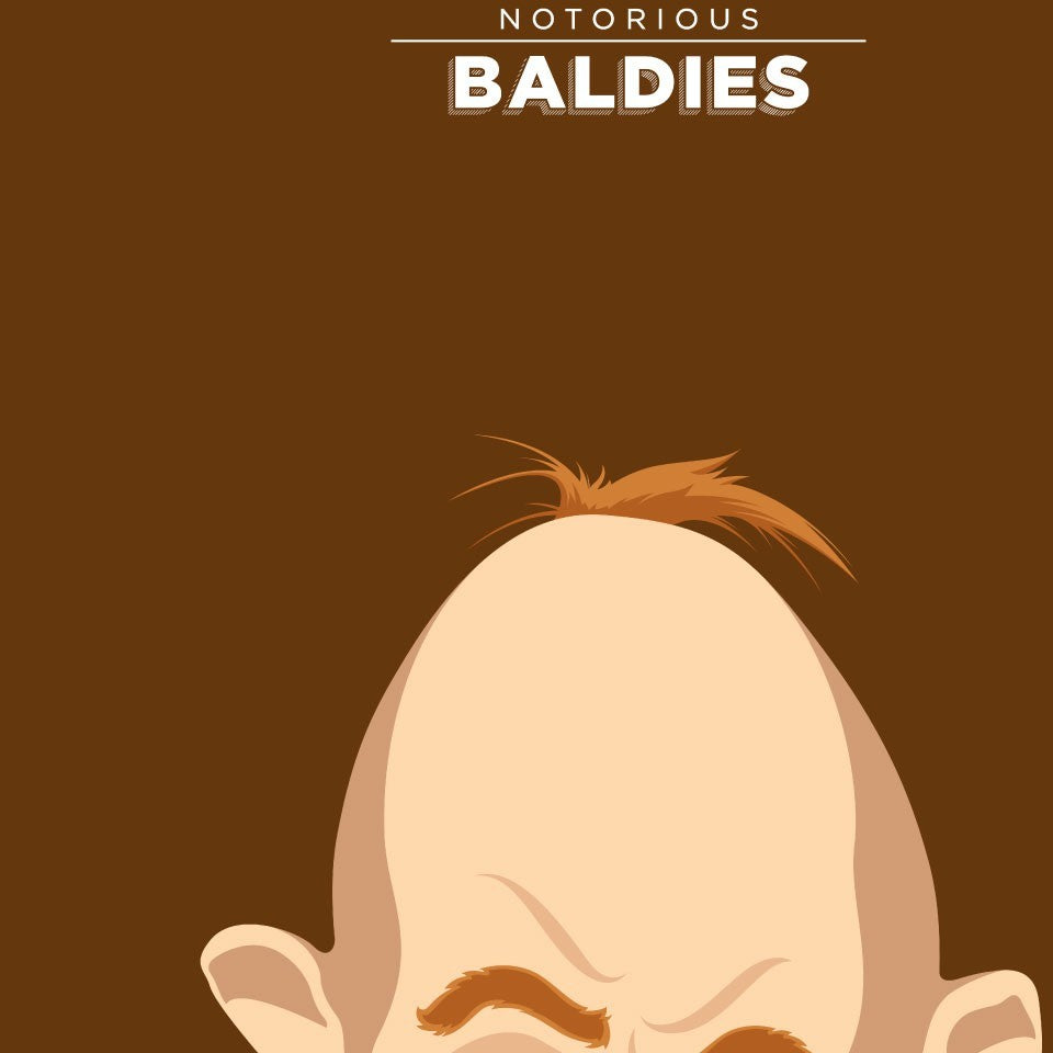 [product_category]-Affiche Notorious Baldie SLOTH - THE GOONIES by Mr Peruca-Magenta Raspberry-2