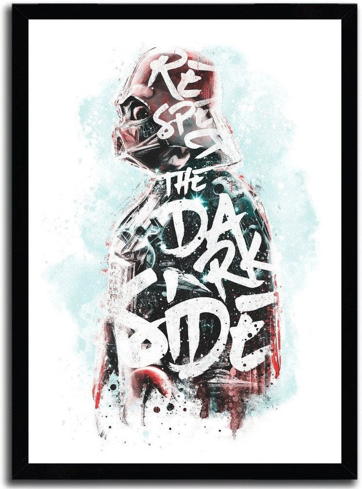 [product_category]-Affiche respect dark side par Barrett Biggers-Magenta Raspberry-1