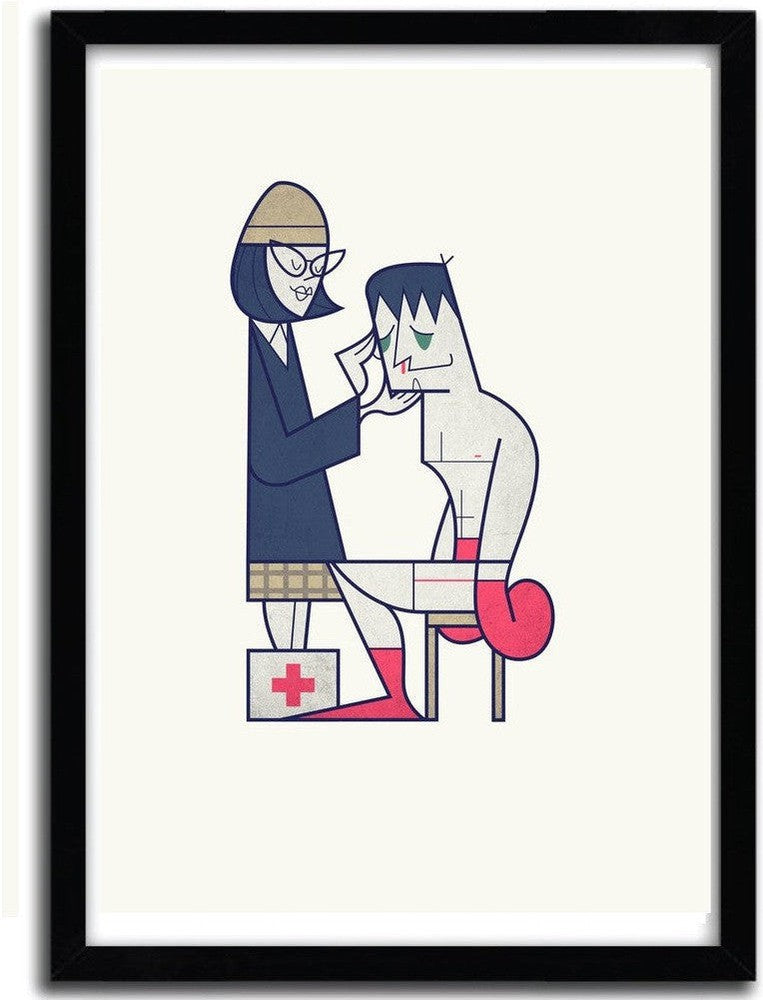 [product_category]-Affiche Rocky par Ale Giorgini-Magenta Raspberry-1