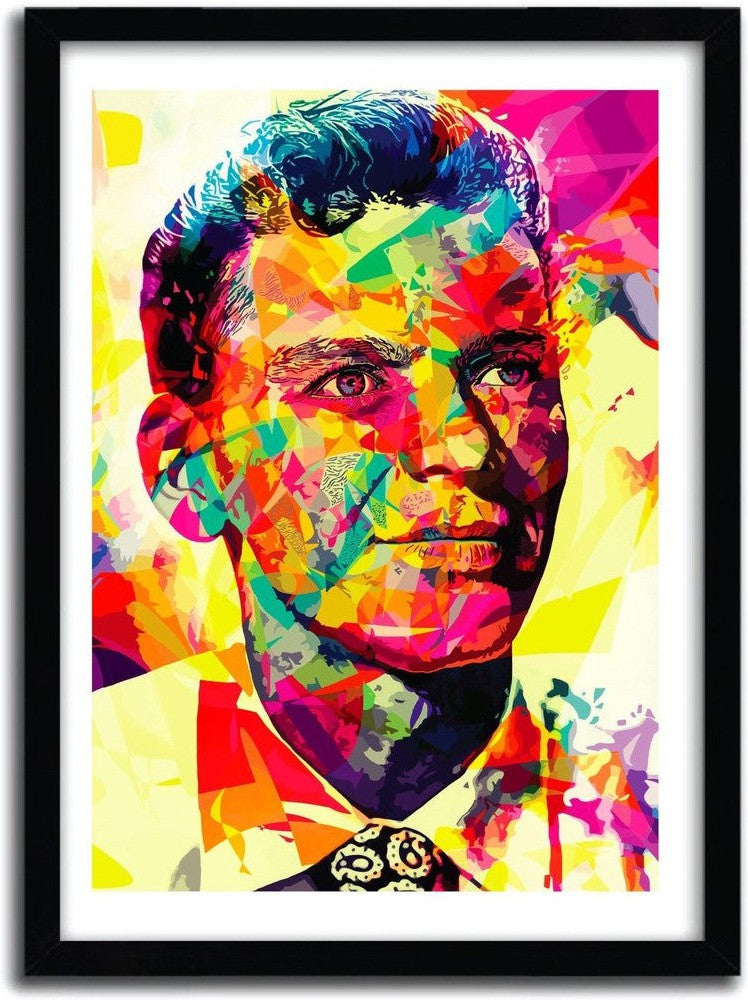 [product_category]-Affiche SINATRA par Alessandro Pautasso-Magenta Raspberry-1