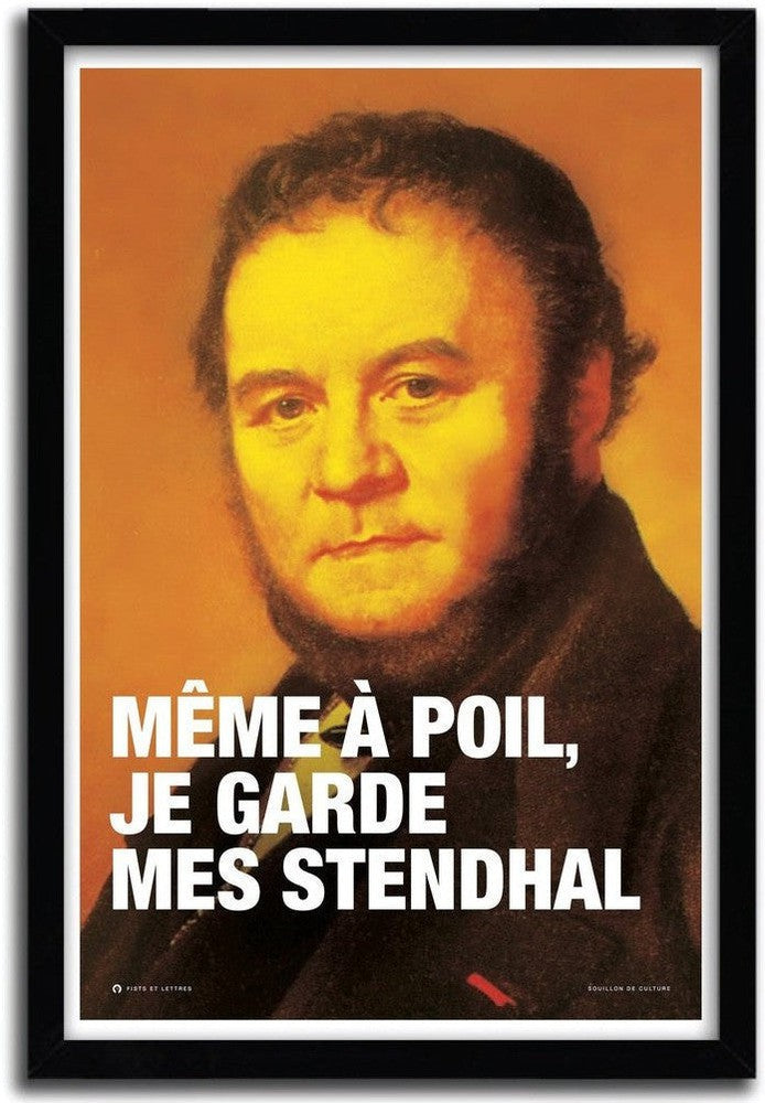 [product_category]-Affiche Stendhal par FISTS ET DES LETTRES-Magenta Raspberry-1