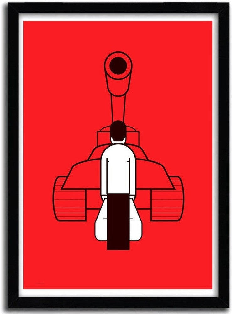 [product_category]-Affiche TANKMAN par Ale Giorgini-Magenta Raspberry-1