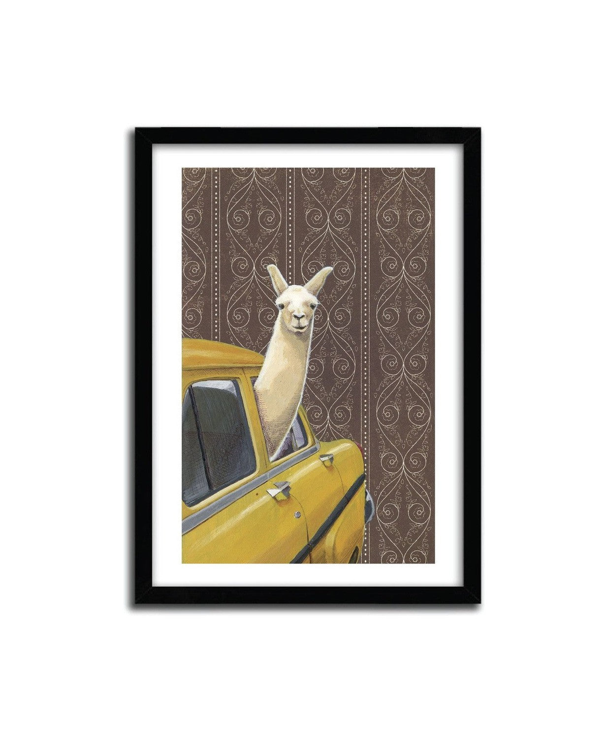 Affichhe Taxi Llama Par Jason Ratliff