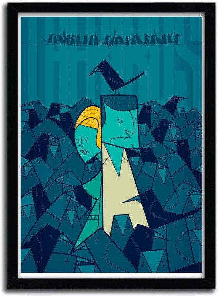 [product_category]-Affiche the birds par Ale Giorgini-Magenta Raspberry-1