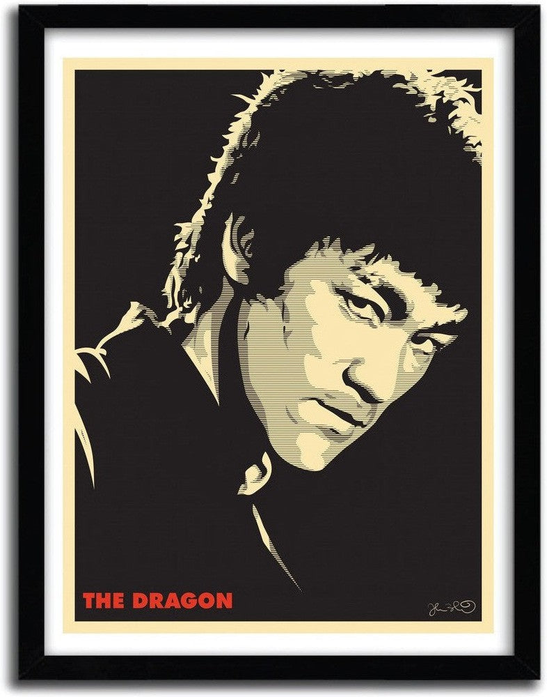 [product_category]-Affiche THE DRAGON par JOSHUA BUDICH-Magenta Raspberry-1