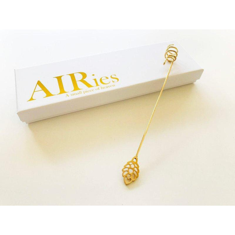 [product_category]-Ai Ries Candle Holder For Christmas Tree With Fir Cone, Gold-AIRies-5711336031433-93902-AIR-3
