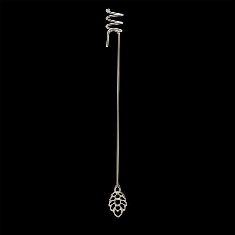 [product_category]-Ai Ries Candle Holder For Christmas Tree With Pine Cone, Silver-AIRies-5711336031426-93901-AIR-2