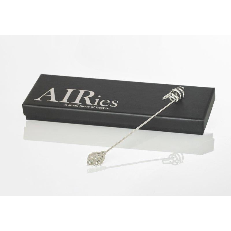 [product_category]-Ai Ries Candle Holder For Christmas Tree With Pine Cone, Silver-AIRies-5711336031426-93901-AIR-3