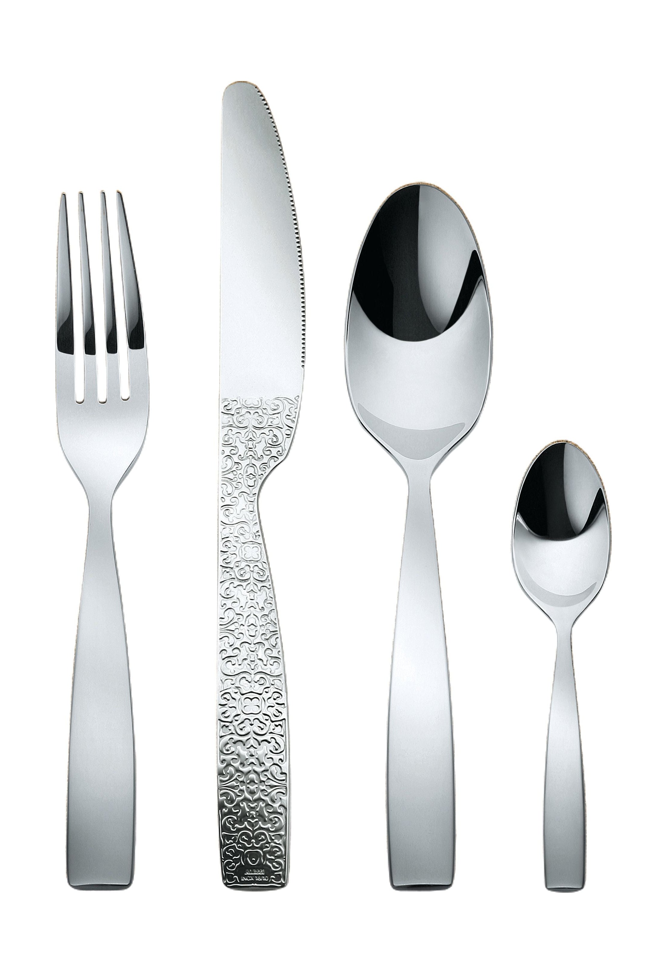 Alessi "gekleidet" Besteckset, 24 Stücke