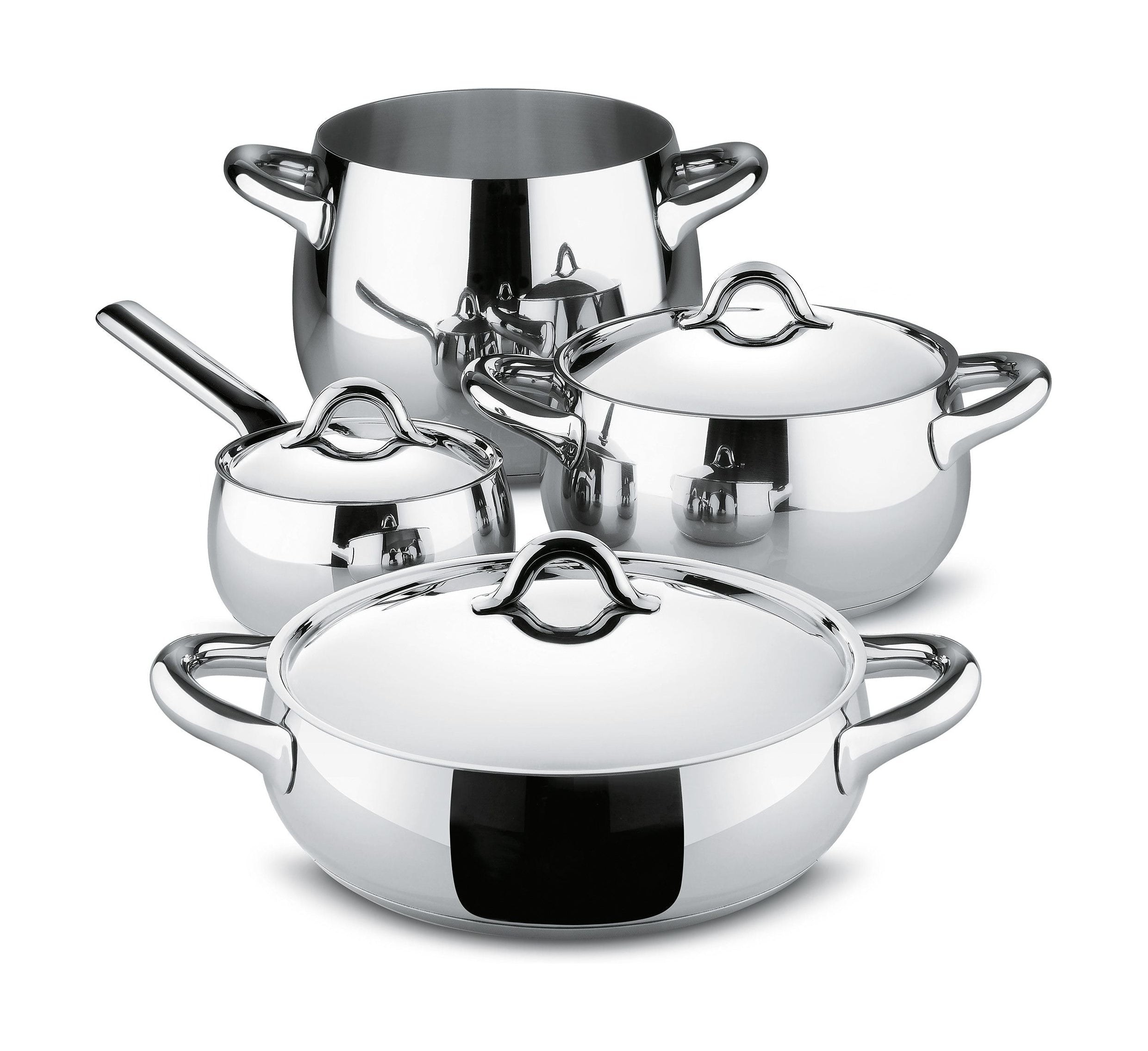 Alessi Mami 7 Piece Pan Set