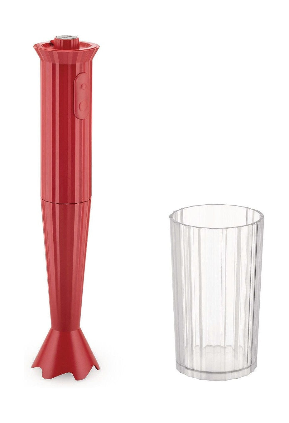 Alelessi Plissé Hand Blender, rouge