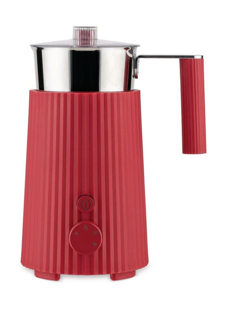 [product_category]-Alessi Plissé Multi Function Induction Milk Frother 350 Ml, Red-Alessi-8003299468522-MDL13 R-ALE-1