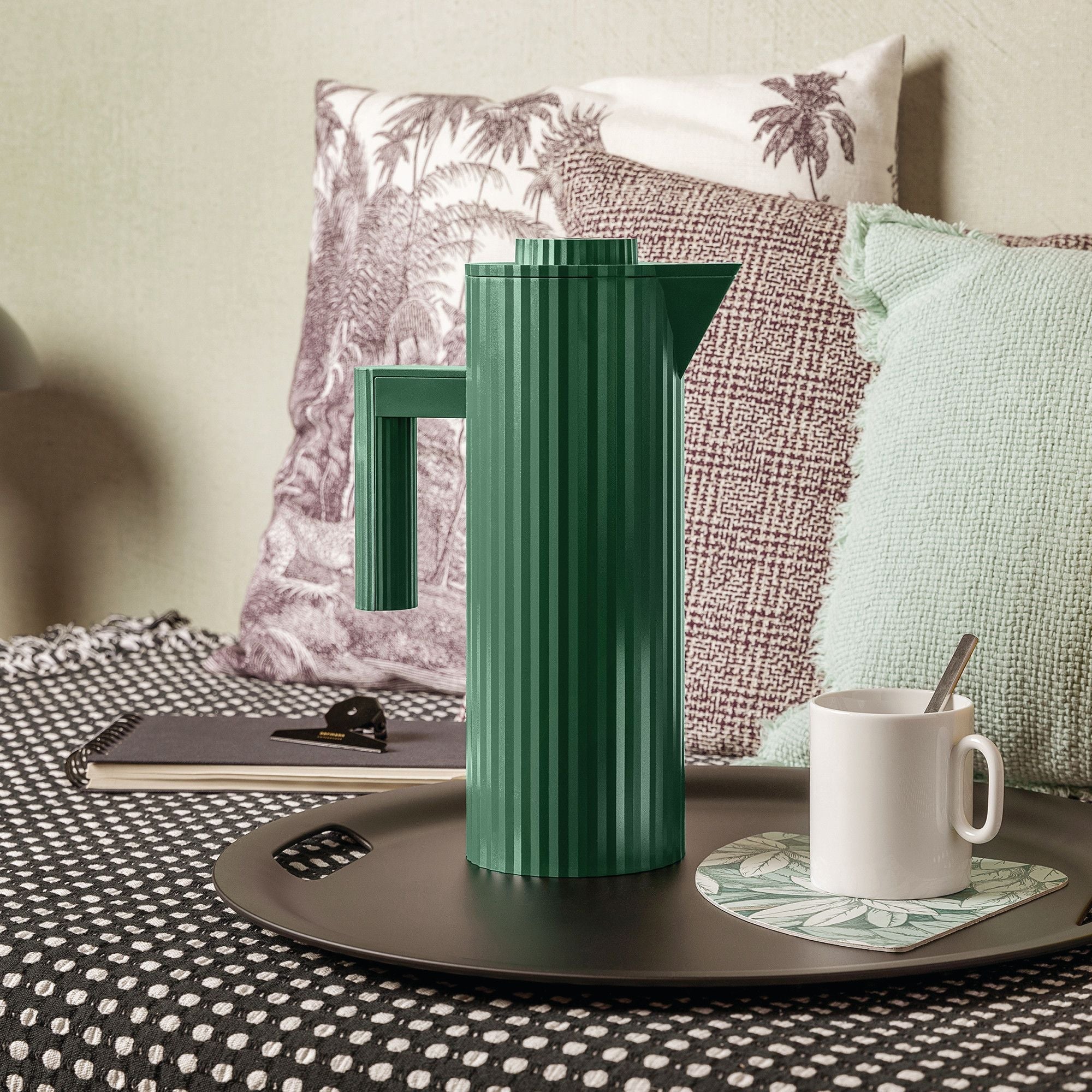 Alessi Plissé Thermo Jug 1 L, Green