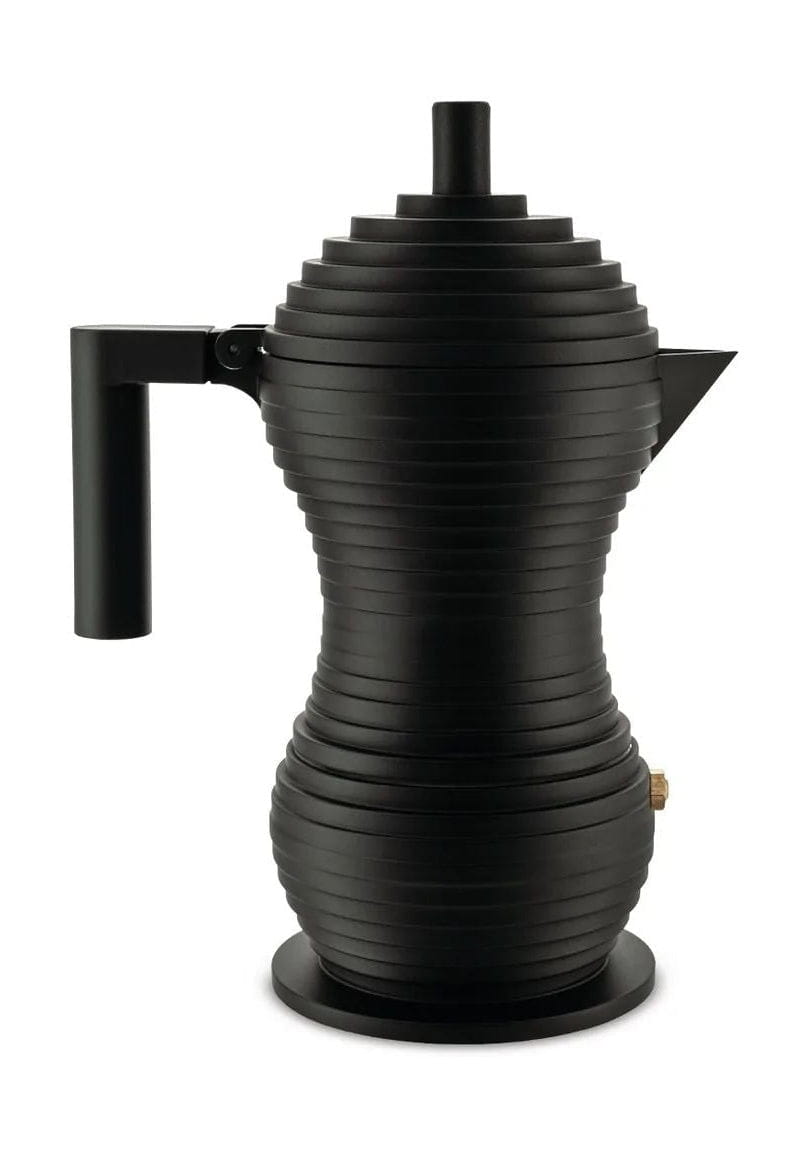 [product_category]-Alessi Pulcina Espresso Maker 3 Cups, Black-Alessi-8003299451371-MDL02/3 BB-ALE-1