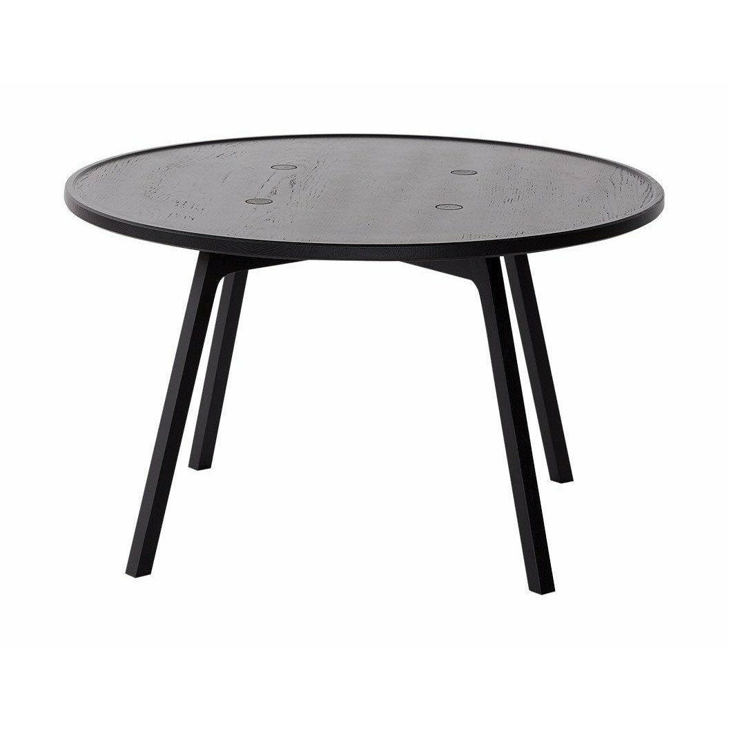 Andersen Muebles C2 Mesa de café de roble negro, Ø 80 cm