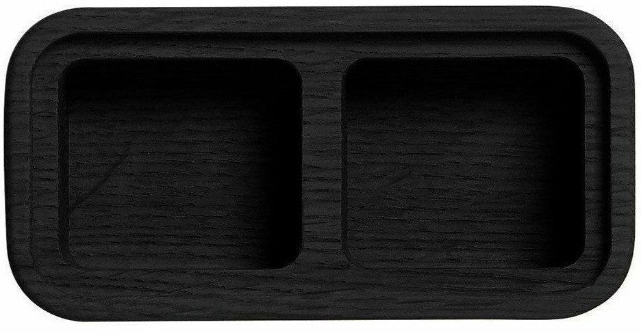 Les meubles Andersen créent une boîte en noir, 2 compartiments, 6x12cm