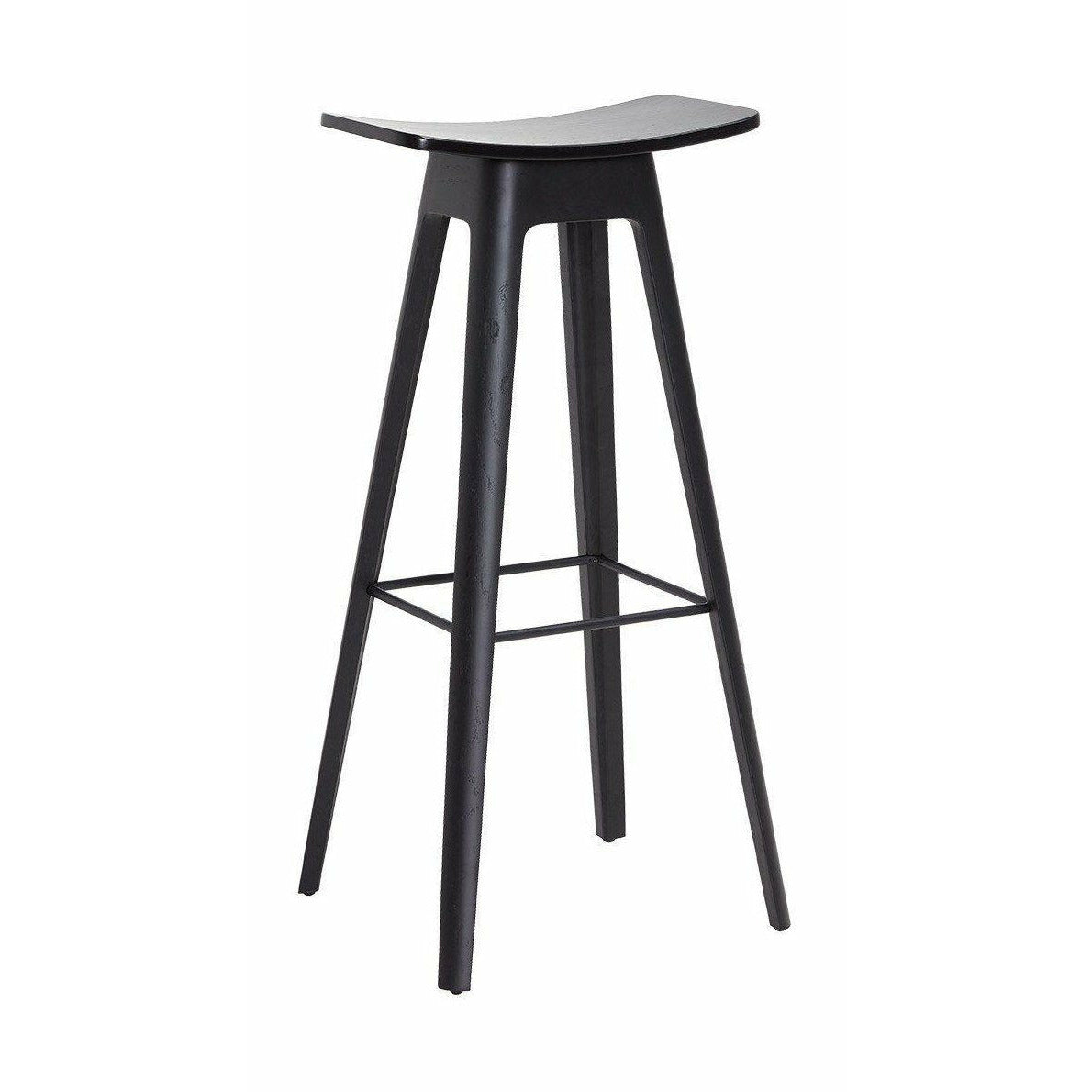 Andersen meubels HC1 Bar Stool Black Oak, H 80 cm