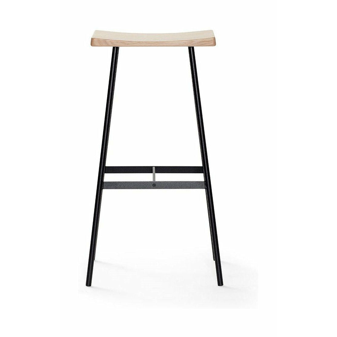 Andersen Furniture Hc2 Tabouret de Bar Chêne, Structure en Acier, H 79 cm