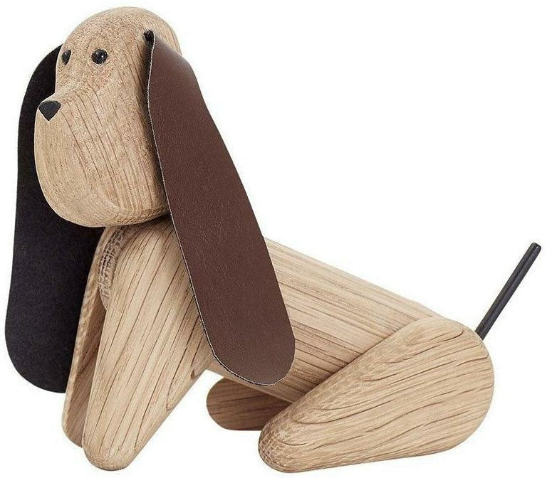 Andersen Muebles de mi perro Figura de perros, roble, grande