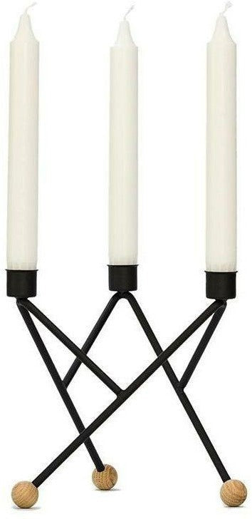 Annersen Furniture North Star Candlestick, noir, grand