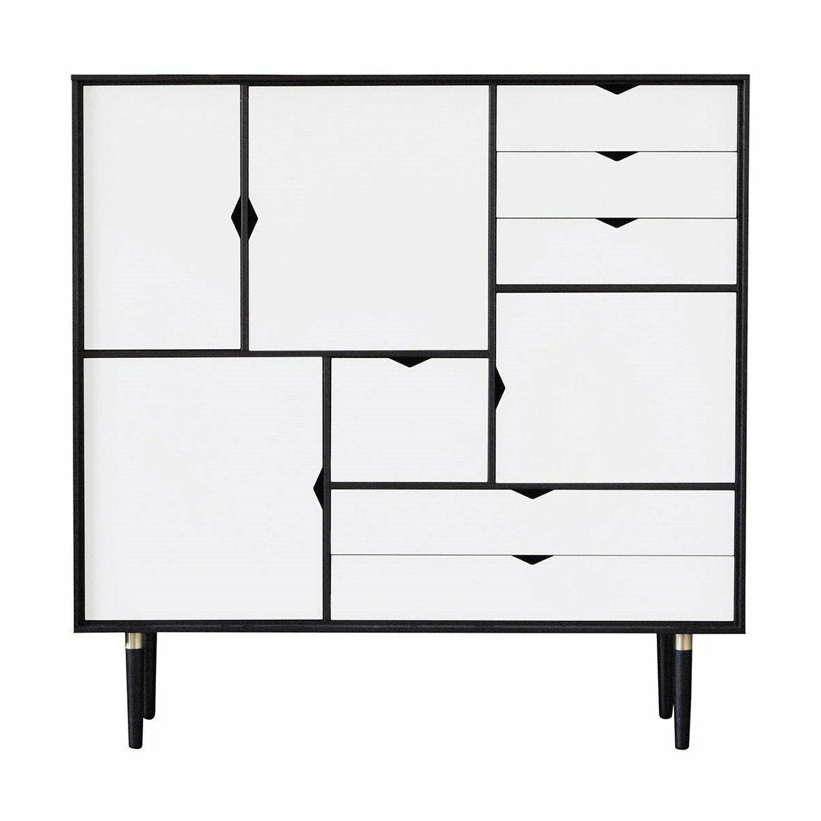 Annersen Furniture S3 Cabinet noir, avant blanc