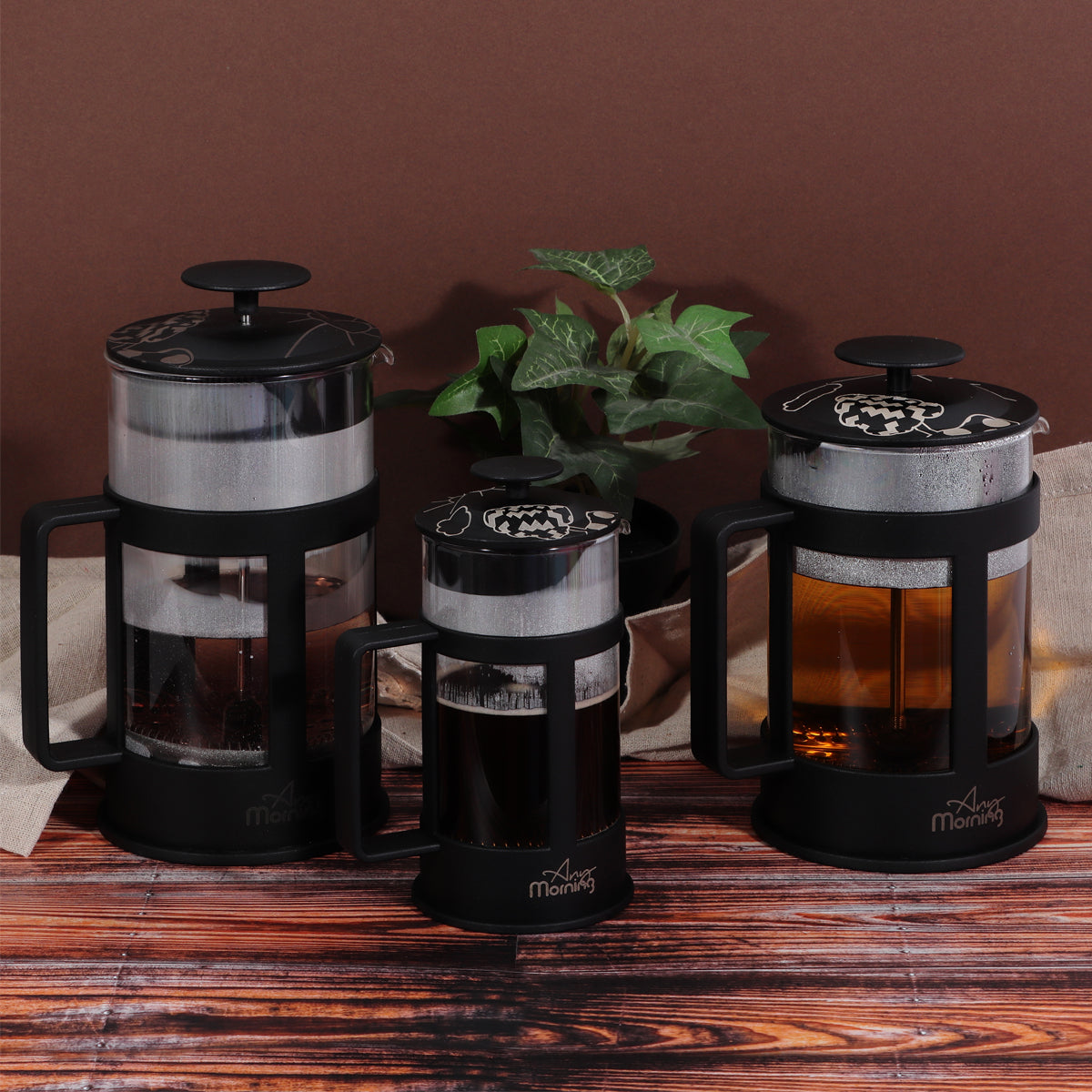 [product_category]-Any Morning FY04 French Press Kaffeebereiter, 350 Ml, Schwarz-Byzantium Nemesis-ANY8681126433419-7