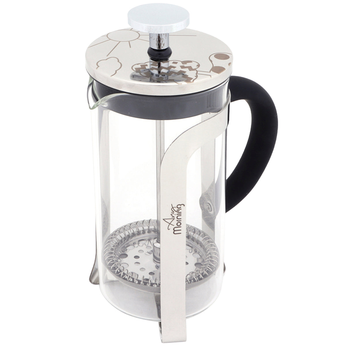 [product_category]-Any Morning FY450 French Press Kaffeebereiter, 600 Ml, Silber-Byzantium Nemesis-ANY8681126433440-2