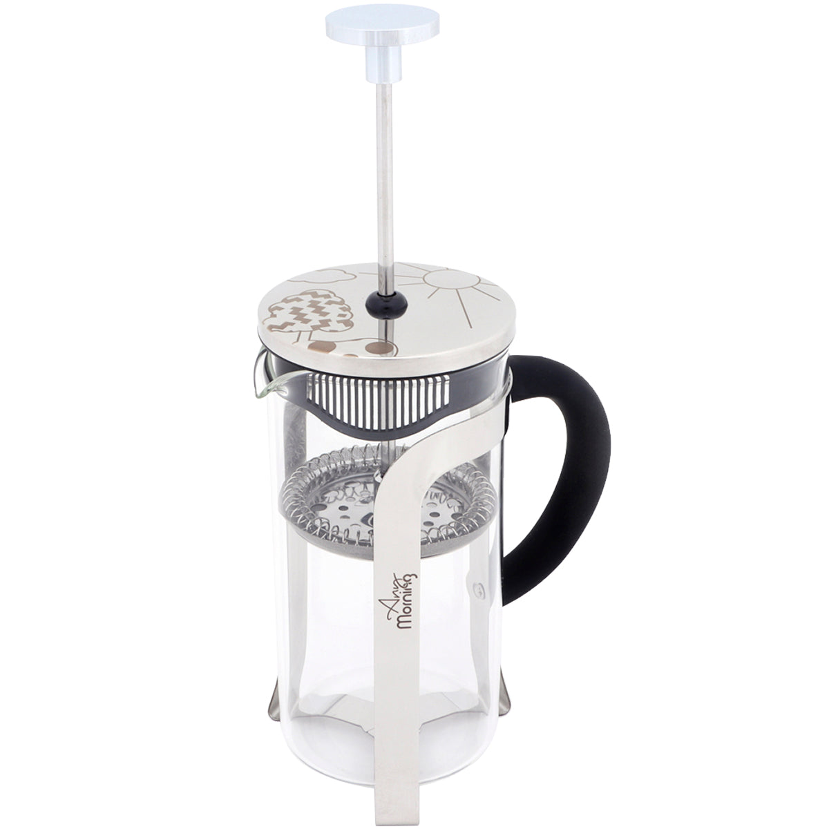 [product_category]-Any Morning FY450 French Press Kaffeebereiter, 600 Ml, Silber-Byzantium Nemesis-ANY8681126433440-4