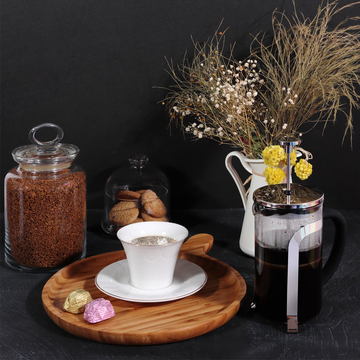 [product_category]-Any Morning FY450 French Press Kaffeebereiter, 600 Ml, Silber-Byzantium Nemesis-ANY8681126433440-7