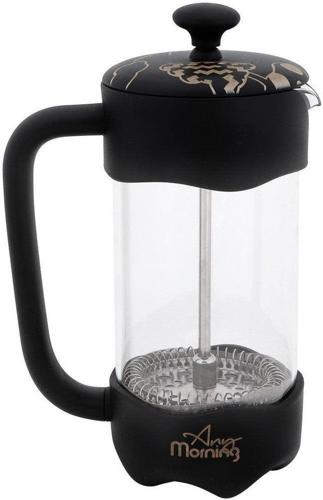 Jeder Morgen FY92 French Press Kaffeebereiter, 1000 ml, Schwarz