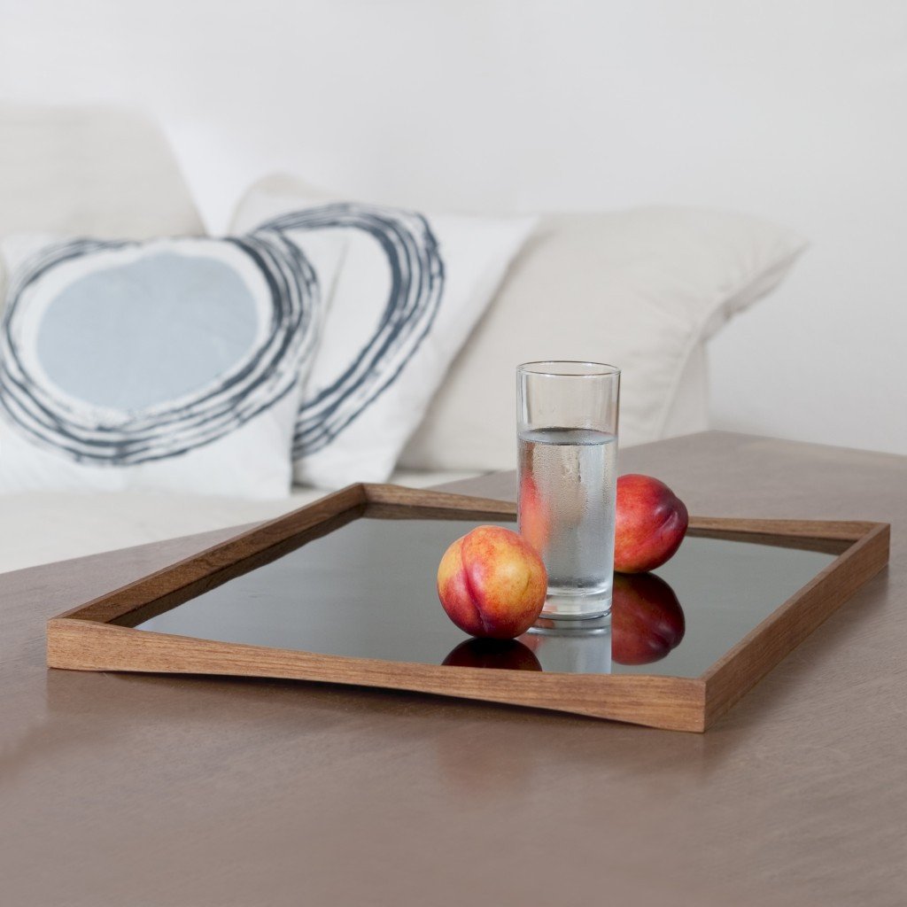 Architecmade Finn Juhl Turn Tray 23 cm, noir et vert