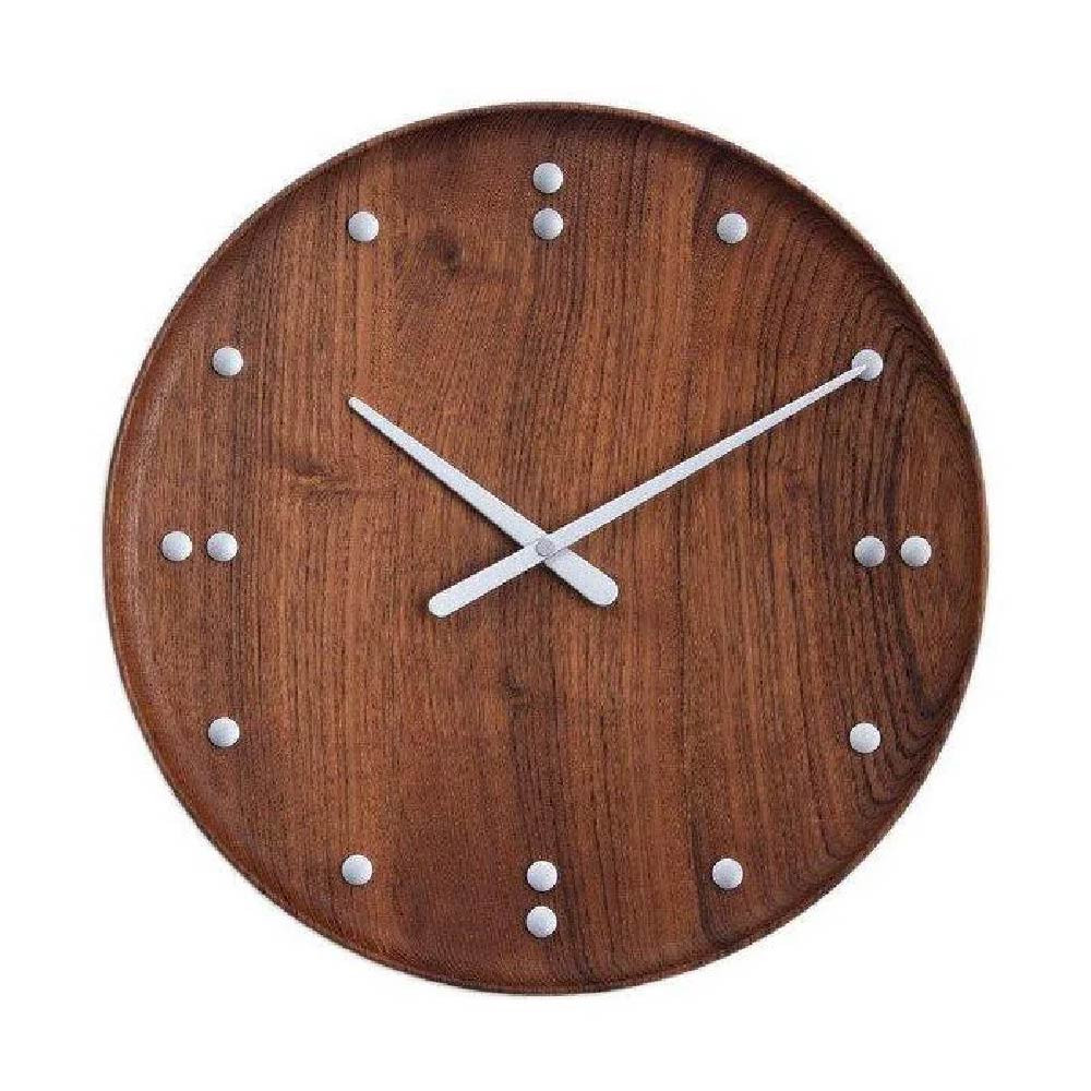 Architectmade Finn Juhl Wall Clock Teak, ø 35 Cm