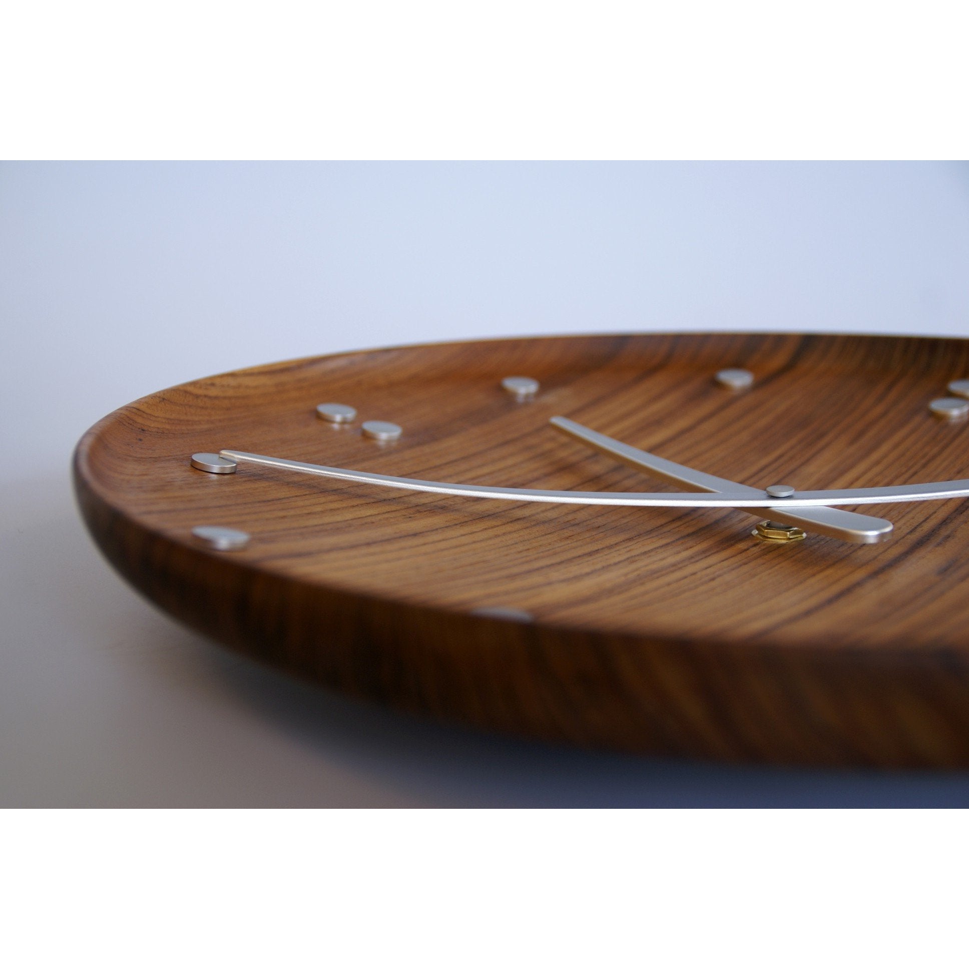 TEAK DE Reloj de pared Finn Juhl de arquitecto, Ø 35 cm