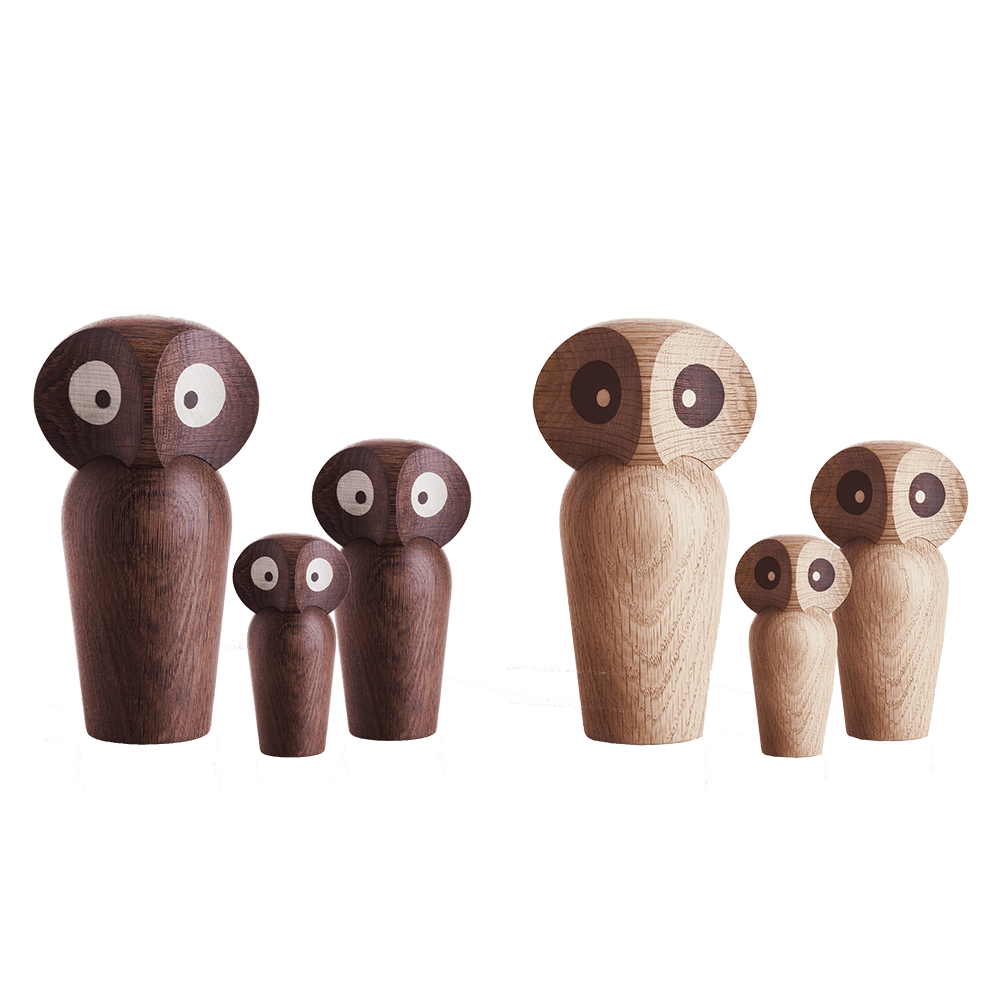 [product_category]-Architectmade Paul Anker Hansen Owl 85 Cm, Oak-Architectmade-6442218638172-450-AM-2