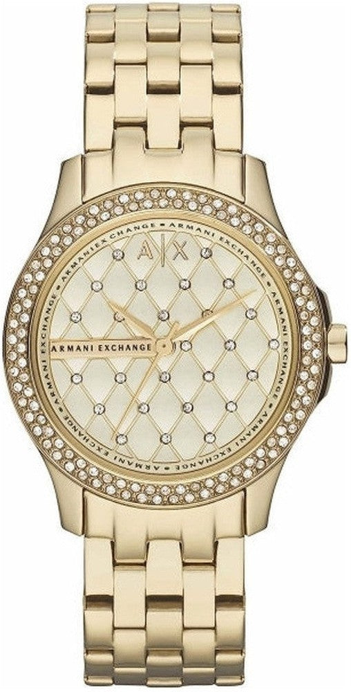 [product_category]-Armani Exchange AX5216 watch woman quartz-Armani-Gold-AX5216-1