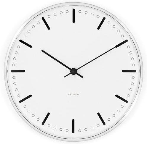 [product_category]-Arne Jacobsen City Hall Wall Clock, 16cm-Arne Jacobsen-5709513436218-43621-ARN-1