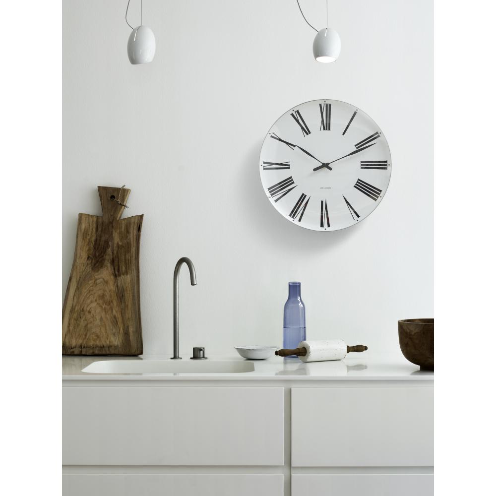 [product_category]-Arne Jacobsen Roman Wall Clock, 48cm-Arne Jacobsen-5709513436522-43652-ARN-2