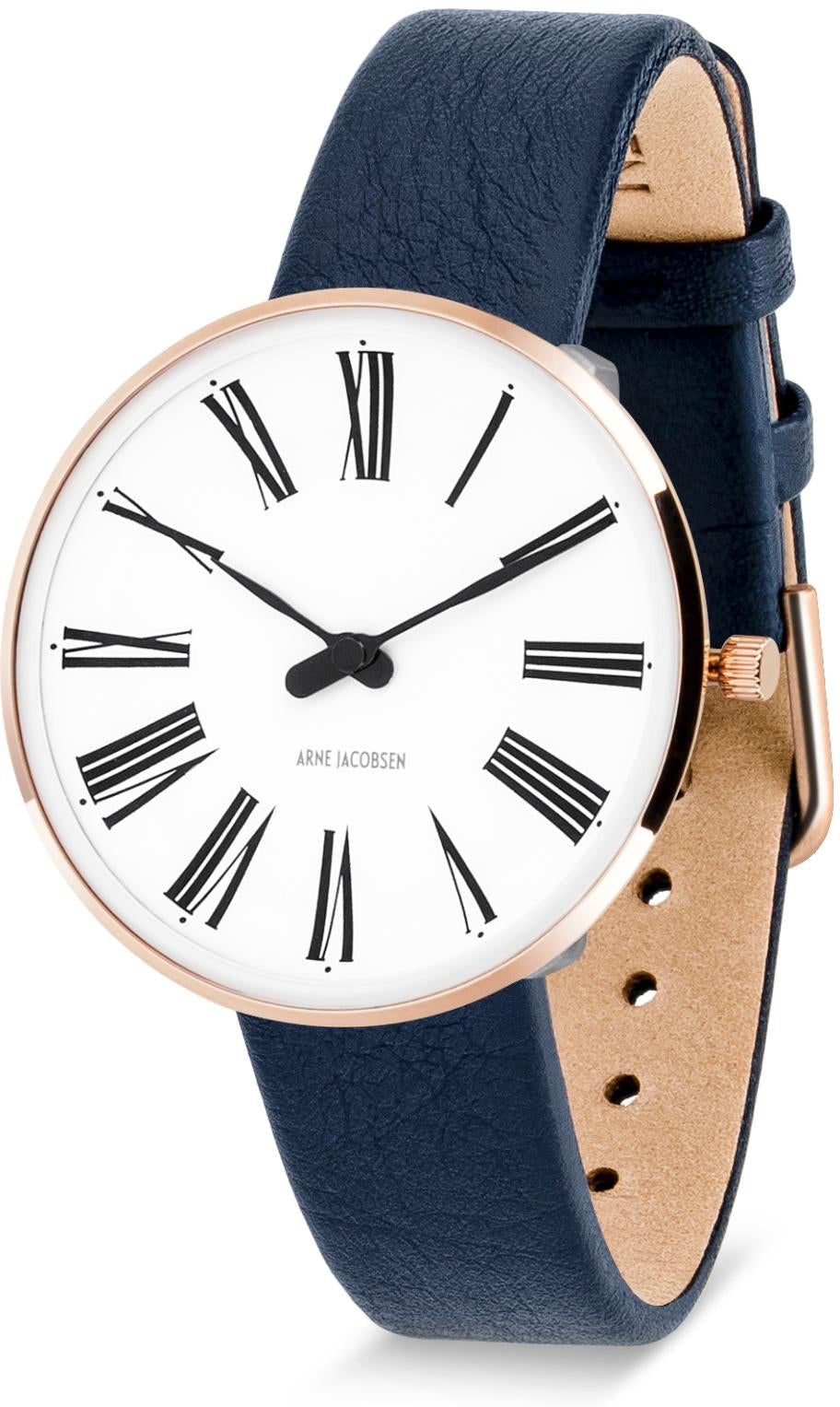 Arne Jacobsen Romano Reloj Ø34, rosado/azul