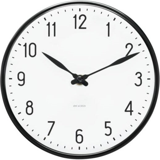 [product_category]-Arne Jacobsen Station Wall Clock, 16cm-Arne Jacobsen-5709513436232-43623-ARN-1