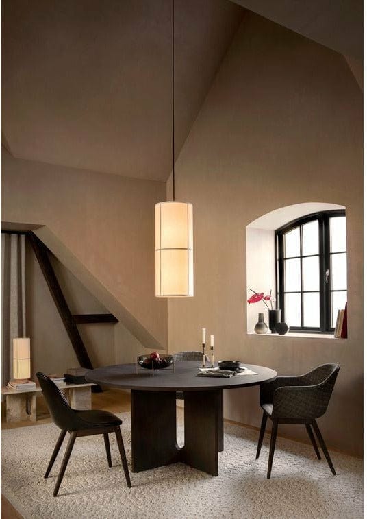 Audo Copenhagen Harbour Dining Dark Stained Oak, Burned Red