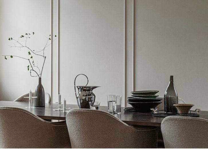 Audo Copenhagen Harbour Dining Dark Stained Oak, Burned Red